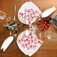 thumbnail image 4 of GZHJMY Bloom Heart Pink Cloth Dinner Napkins Everyday Use 20" × 20" Home Decor 4 Pack, 4 of 7