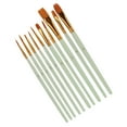 thumbnail image 4 of Watercolor Brushes, Precise Control Painting Brush Comfortable Grip Easy Clean  For Propylene For Gouache For Oil Painting For Beginners For Friends Light Green,Pale Powder,Light, 4 of 8
