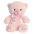 thumbnail image 1 of Aurora Stuffed Animals - Ebba My first Teddy Pink 12 "", 1 of 2