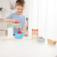 thumbnail image 6 of Melissa & Doug Wooden Make-a-Cake Mixer Set (11 pcs) - Play Food and Kitchen Accessories - FSC Certified, 6 of 10