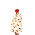 thumbnail image 4 of goowrom Family Cartoon Digital Printing Lamb Wool Warm Hooded Blanket, 4 of 10