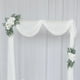 thumbnail image 3 of Guirnalda grande para puerta de entrada, guirnalda de flores artificiales, decoración colgante , Blanco verde, 3 of 9