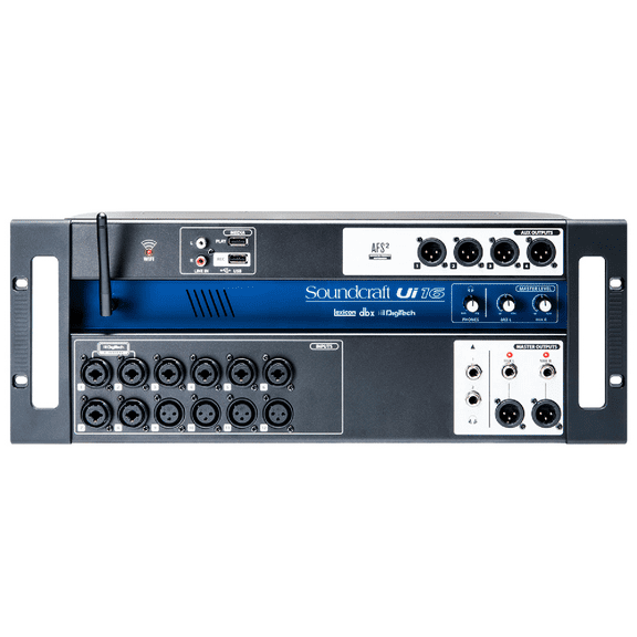 Mezcladora Digital de 16 Canales SOUNDCRAFT UI-16 Negro
