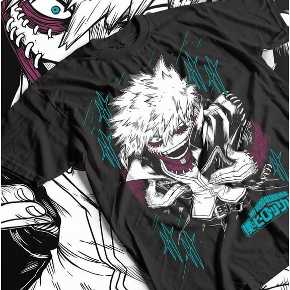 Dabi Horror Anime Otaku Gift T-shirt, Skeleton Japanese Manga Tee, Unisex Cotton Shirt, Scary Halloween Top, Spooky Anime Lover Apparel