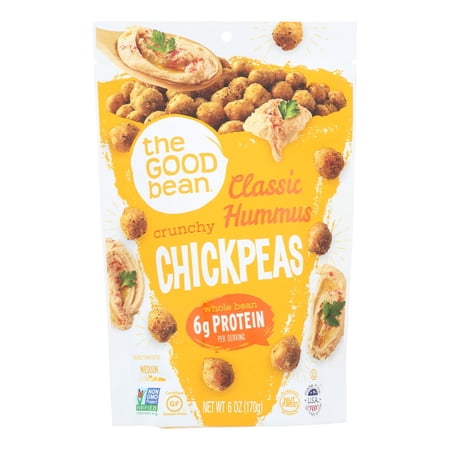 The Good Bean Crunchy Chickpeas – Case of 6 – 6 OZ