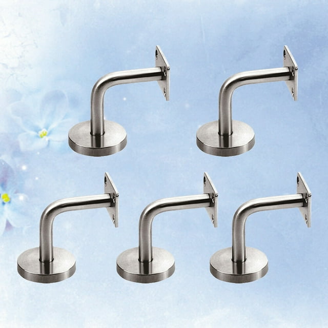 Greenadscape 5Pcs Handrail Support Stainless Steel Anti-corrosion Riverside