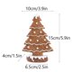 thumbnail image 3 of Embroidered Alphabet Knit Christmas Stocking Gift Bag for Children Candy Holiday Decor, 3 of 7