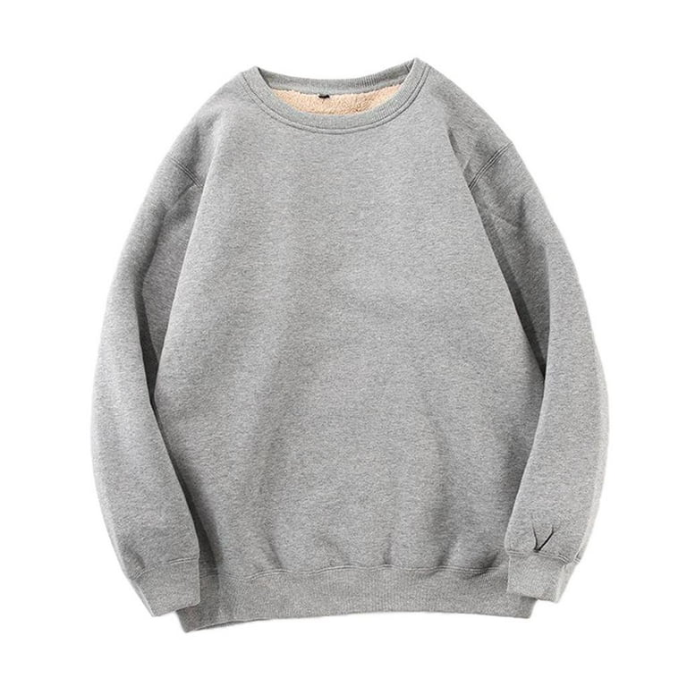 Kloware Crew Neck Casual Plus Velvet Thick Sweatshirt Sweat for