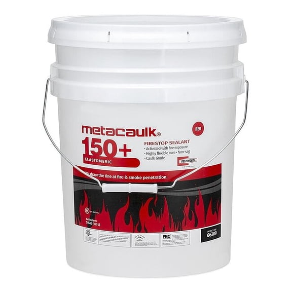 Metacaulk Fire Barrier Sealant,Pail,5 gal. 66389