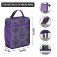 thumbnail image 3 of Adventure-Ready Gothic Lunch Box: Starry Night with Moon/Sun - Insulated Reusable Cooler Tote, Leakproof with Mesh Pocket for Picnic/Camping, 3 of 6