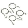 thumbnail image 1 of Unique Bargains Stainless Steel Cable, 4 Pack PVC Coated 1/8' Wire Rope for Deck Railing 3.3ft, 1 of 4