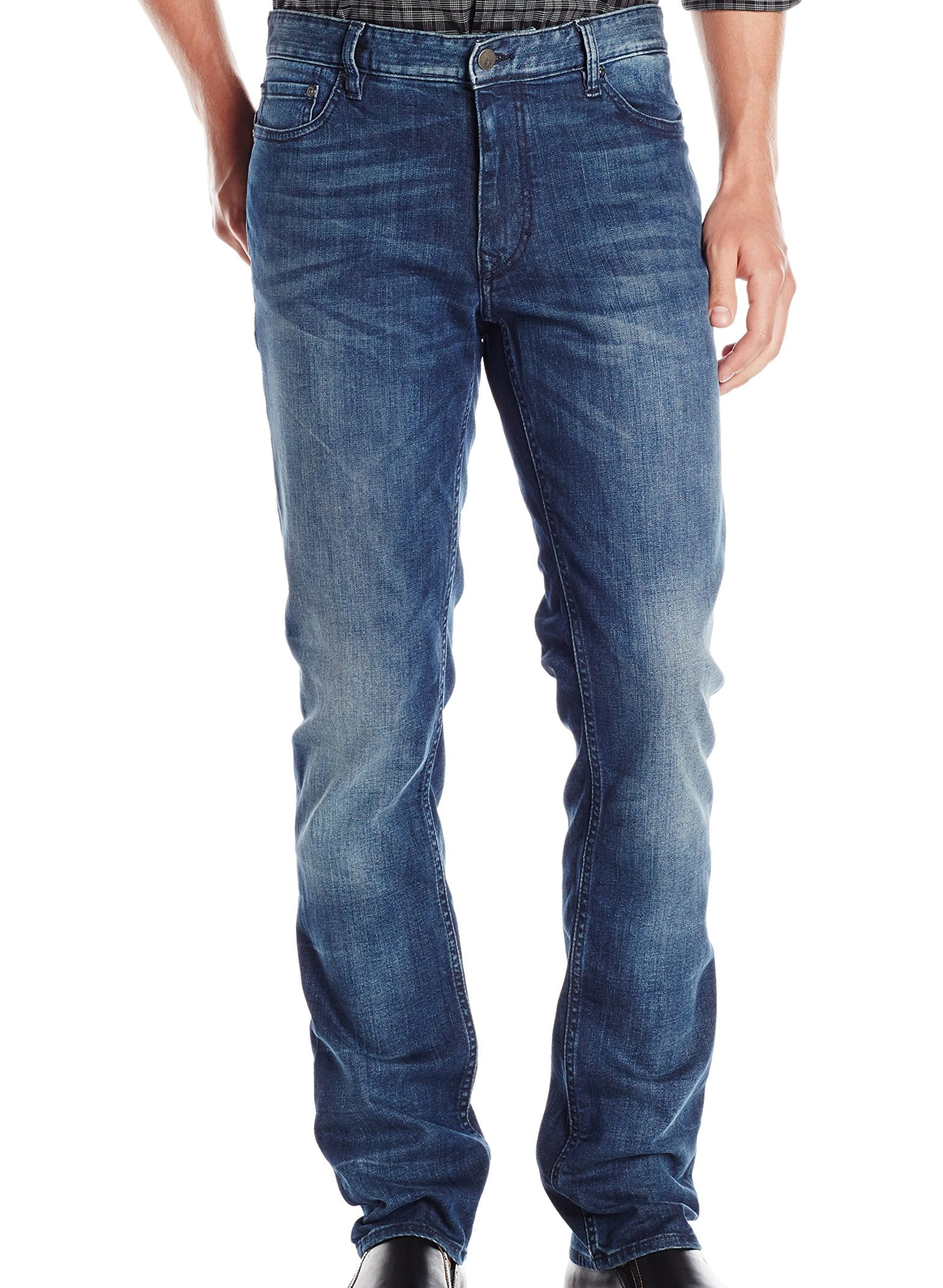 Calvin Klein - NEW Blue Mens Size 36x30 Slim-Fit Straight Leg Jeans ...