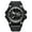 black, variant on Tactical Watch for Men - Multifunction Digital Watch for Hiking, Fishing, Hunting, Running, Water Resistant with Night Light