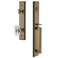 thumbnail image 5 of Grandeur Carr  D Grip Single Cylinder Handleset with Baguette Crystal Interior Knob, 5 of 5