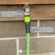 HydroTech Pro Series 3/4 x 50ft Expandable Garden Hose - Kink-Free, 2x Flow, Lightweight