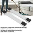 thumbnail image 3 of Appliance Rollers, 2Pcs Rustproof Low Noise Strong Bearing Capacity Refrigerator Appliance Rollers Retractable with Rubber Non Skid Mats for Washing Machine, 3 of 7