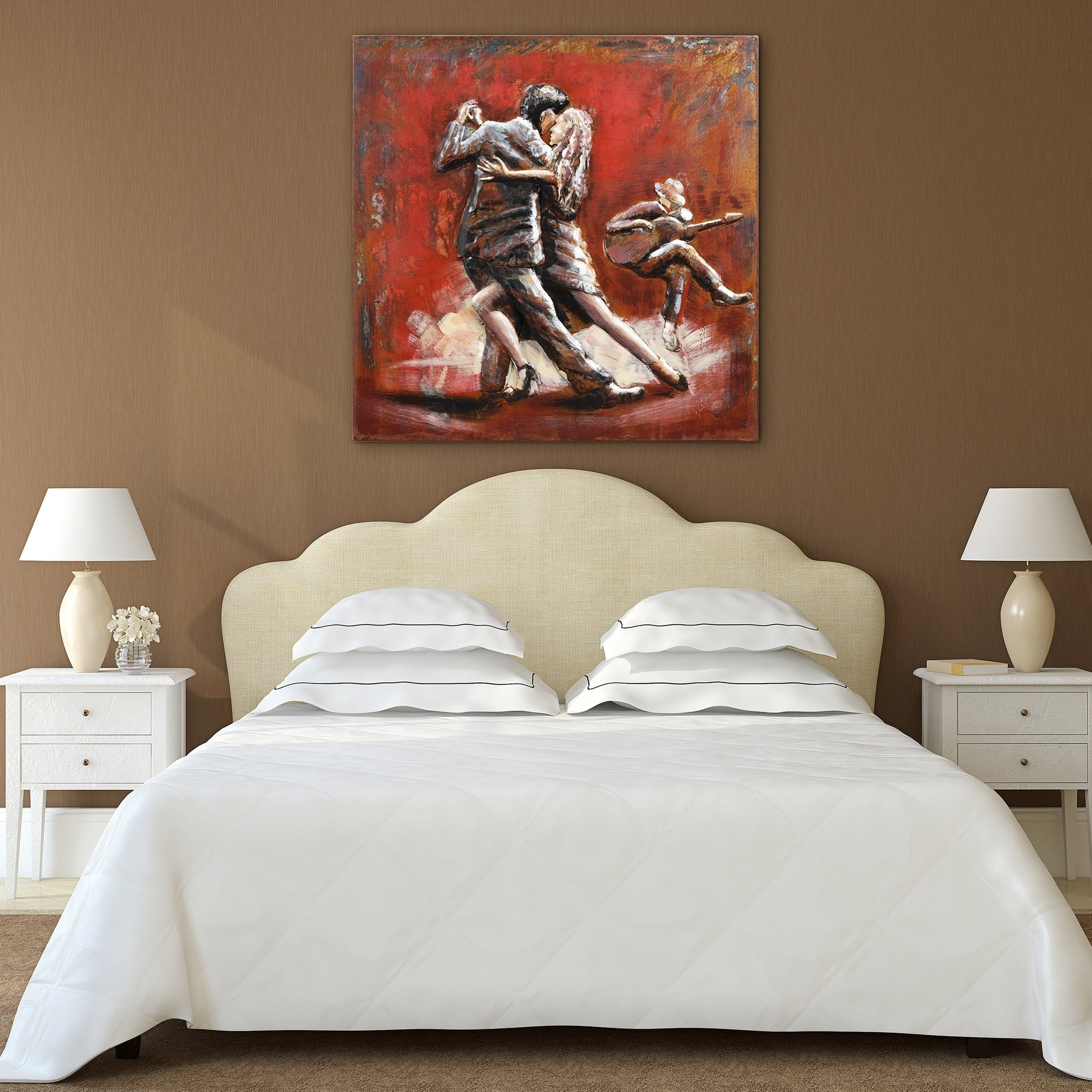 Empire Art Direct Empire Art "Dance"Primo Mixed Media Hand Painted Iron Wall Sculpture