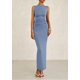 thumbnail image 3 of Vestido midi PRETTYGARDEN 2025 de verano sin mangas con pliegues para mujer, 3 of 9