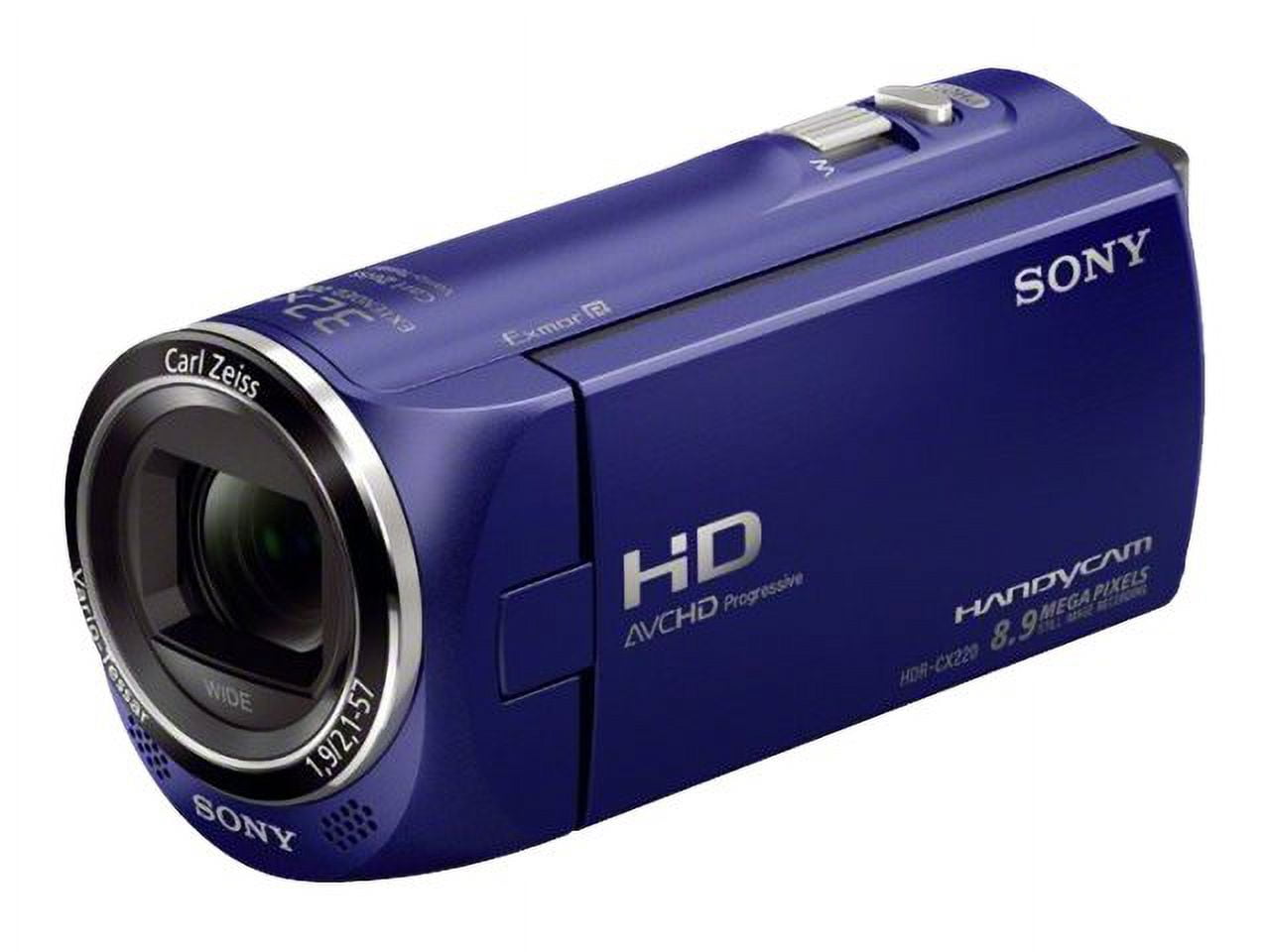 Sony Handycam HDR-CX220 - Camcorder - 1080p - 2.39 MP - 27x Sony Handycam HDR-CX220 - Camcorder - 1080p - 2.39 MP - 27x