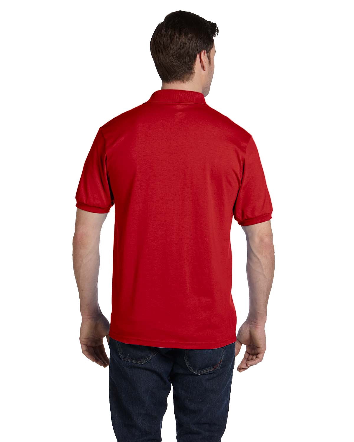 Mens 50/50 ComfortBlend EcoSmart Jersey Knit Polo 054 (2 PACK)