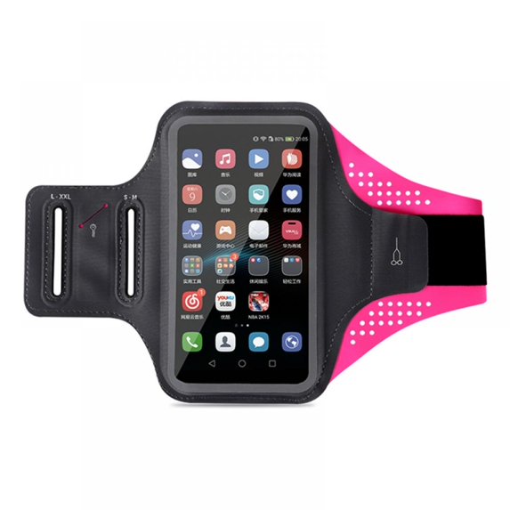 Cell Phone Armband Phone Holder Arm Sleeve for Running, Working Out, & Exercise for iPhone 12/11/X/XS/XR/8/7/6/5, Samsung (for 4 to 6.2" Screen)