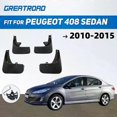 thumbnail image 1 of Exquisite For Peugeot 408 Sedan Mudflaps Splash Guards Mud Flap 2010-2015 Mudguard Fender 2011 2012 2013 2014 Front Rear Car Mud Flaps, 1 of 5