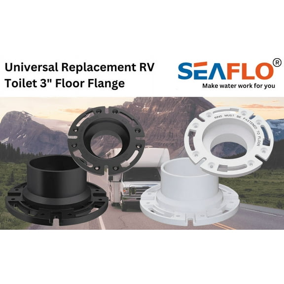 SEAFLO 3" Socket Floor Flange