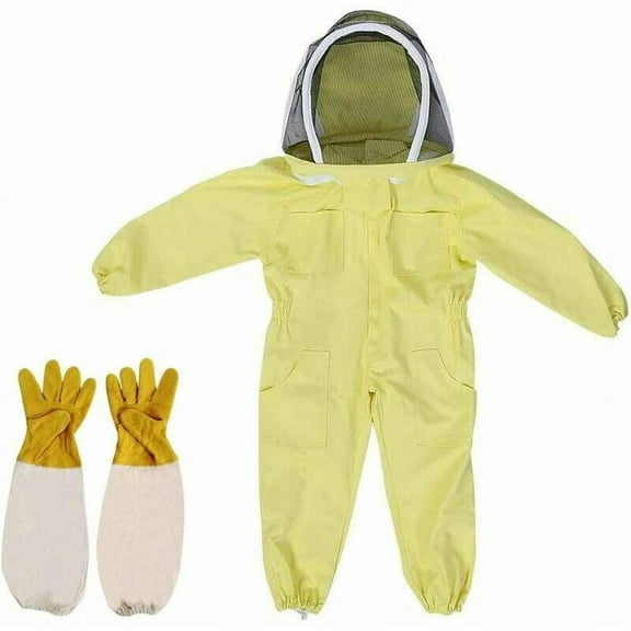 Beekeeping Suit Beekeeping Suit Child Bee Suit Children's Beekeeper Clothing Protective Suit Beekeeping Clothing with Gloves - Farm Visitor Protective Suit