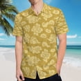 thumbnail image 5 of High Quality Hawaiian Shirts for Men Short Sleeve Aloha Beach Shirt Floral Summer Casual Button Down Shirts Blouses IBY8MR, 5 of 7