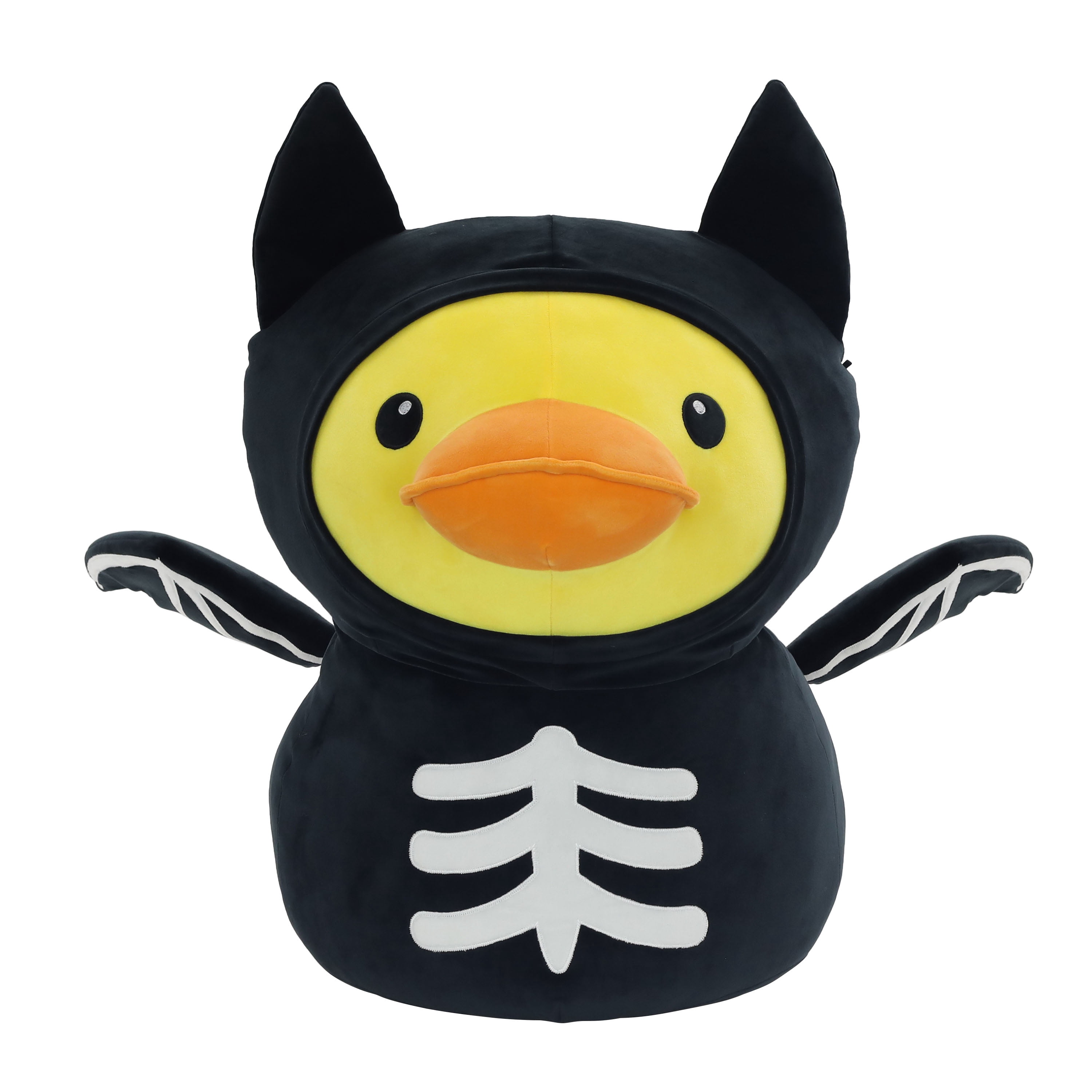 Way To Celebrate Quackerz Jumbo Halloween Black Bat Plush Duck