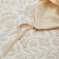 thumbnail image 6 of Studio 16, Toronto - Colette Cotton Matelassé Duvet Cover Set (King) with 1/2" Flange Detailing-Elegant Floral Design - Linen, 6 of 8