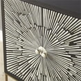 thumbnail image 4 of Steve Silver Amika Black and Ivory 2-Door Sunburst Wood Accent Cabinet, 4 of 6