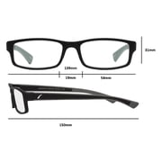 SAV Sportex Reading Glasses, Modern Rectangular Sport Frame, AR4160, +1.50, Brown