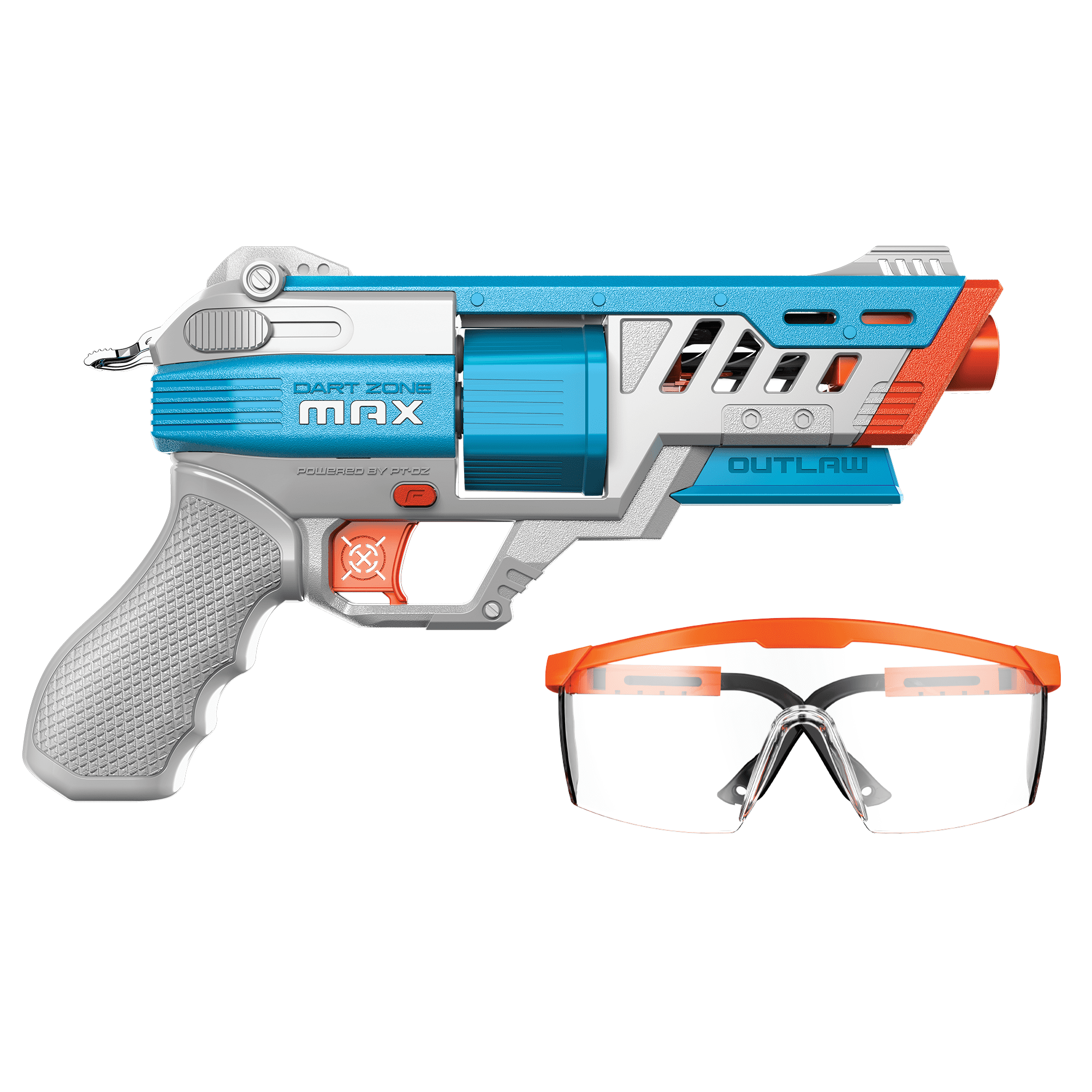 Dart Zone Max Nitroshot+ Outlaw High-Powered Hammer Prime Half
