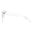 thumbnail image 4 of Blue Light Filtering Lens Glasses XL Oversized Square Frame Unisex Clear, 4 of 4