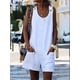 thumbnail image 1 of Mono informal de verano con tirantes y botones sueltos para mujer, estilo europeo y americano, con tirantes ajustados, 1 of 6