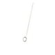 thumbnail image 1 of Pendientes brillantes con alfabeto, cadena para la oreja con diseño de corteza simple de 26 letras., 1 of 4