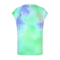 thumbnail image 6 of Aofany Girls Tunic Short Sleeve T Shirt Casual Tops Round Neck Tie-dye Blouse Tee Kids Girls Tops Short Sleeve Shirts for Girls Size 5-15T, 6 of 6
