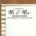 thumbnail image 2 of Printtoo Personalized Blue Self Inking Address Custom Future Mr Mrs Rubber Stamper-68 x 30 mm, 2 of 6