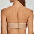 thumbnail image 2 of MELENECA Women's Strapless Bra for Large Bust Back Smoothing Plus Size with Underwire Almond 30F, 2 of 5