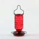 thumbnail image 4 of Comedero de cristal para colibríes | 5 puertos de alimentación, boca ancha, junta impermeable, fácil de limpiar | Comedero para pájaros exterior colgante para decoración de jardín o jardín trasero, 4 of 6