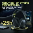 thumbnail image 4 of Onikuma B2 Gaming Headset 2.4GHz USB Wired Gaming Headphones with Mic, Ergonomic Design 5.3 Bluetooth Headphones for PS5, PS4, Switch,PC, 4 of 6