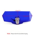 thumbnail image 2 of Universal Adjustable Windshield Screen Extension Deflector For Honda Yamaha Blue, 2 of 6