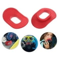 thumbnail image 2 of Embouchure de Plongée Garde-Lèvres Rouge Silicone 2 Pcs 2.87x1.81x0.79 Po, 2 of 8