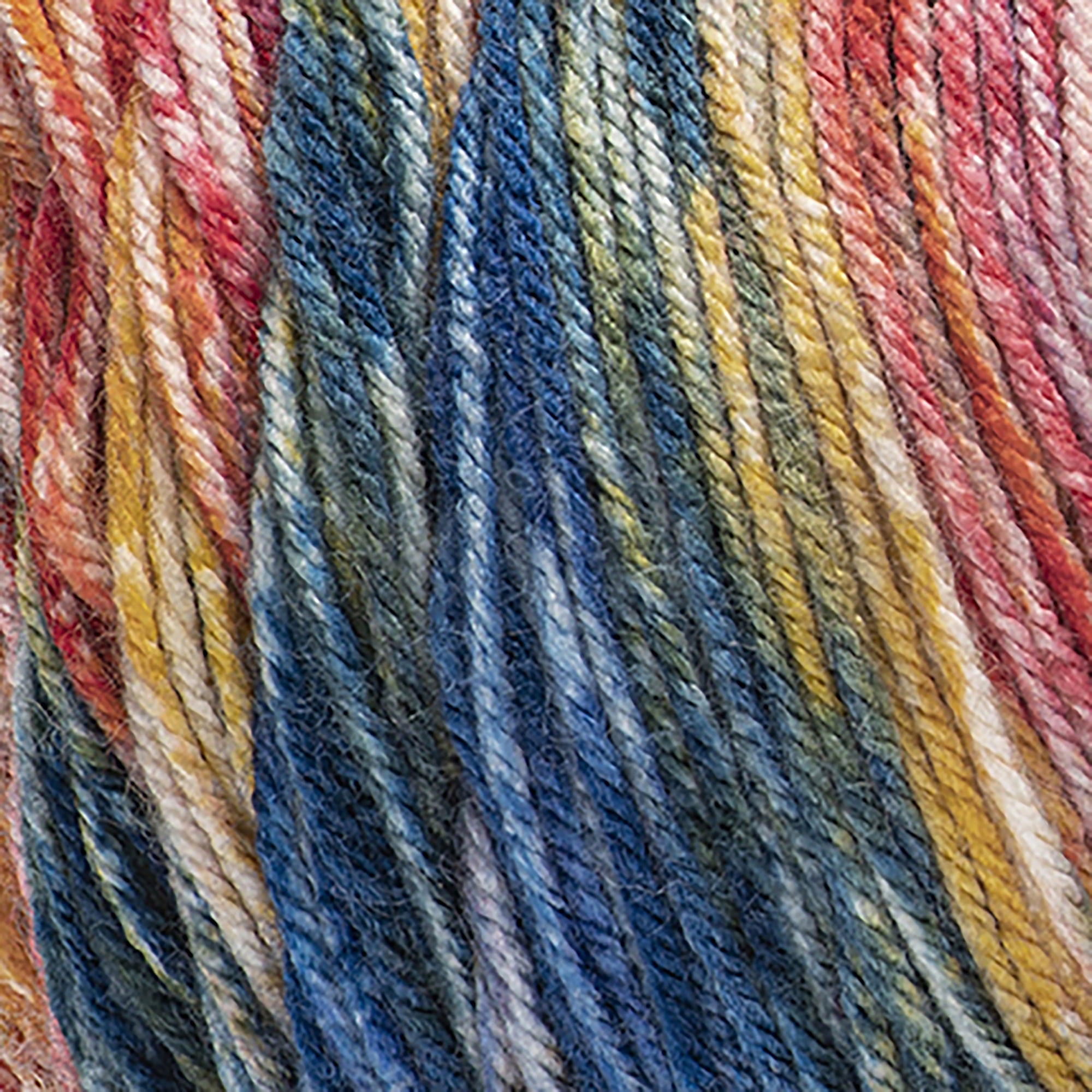 Red Heart® Bitty Stripes™ #4 Medium Acrylic Yarn, 10oz/283g, 515 Yd (2 pk) Sunset Beach