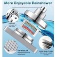 thumbnail image 7 of Dual Filtered Rain Shower Head, High Pressure 10 Modes Handheld Shower Head Built in Water Filter for Hard Water, 7 of 7