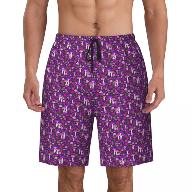 Board Shorts Summer Psychedelic Hawaii Beach Short Pants Men Running Surf Fast Dry Printed Swim Trunks