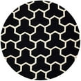 thumbnail image 4 of Safavieh Cambridge Tapis de Transition Noir - Rond 6', 4 of 5