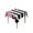 Black, variant on Pink Flowers Suqare Tablecloth - 54 x 54 Inch, Spring Floral Butterflies Black White Striped Farmhouse Waterproof & StainResistant Tablecloth, Washable Oil-proof Table Cover for Dining/Party/Wedding