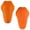 Knee pads-Orange, variant on Motorcycle Elbow/Knee Protections Pad Motocross Protective Gear Insert Armors Equipment Breathable Protector Pad